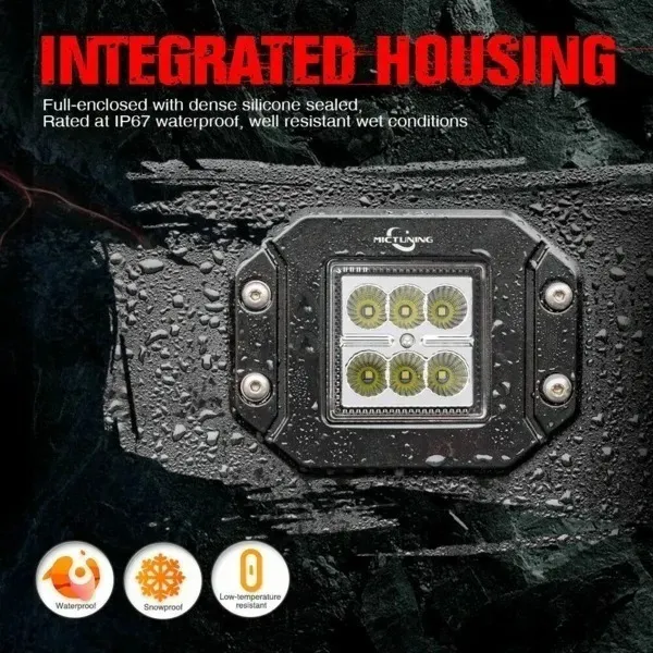 Mictuning Par Duallys Luz Led Off Road Faros Antiniebla