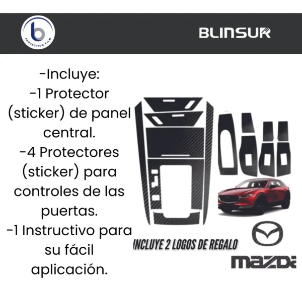 Protector 4 Puertas Panel Central Mazda Cx30 2018-2021