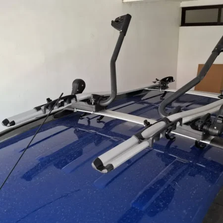 Portabicicletas De Techo Plata Para 1 Bicicleta - Image 4