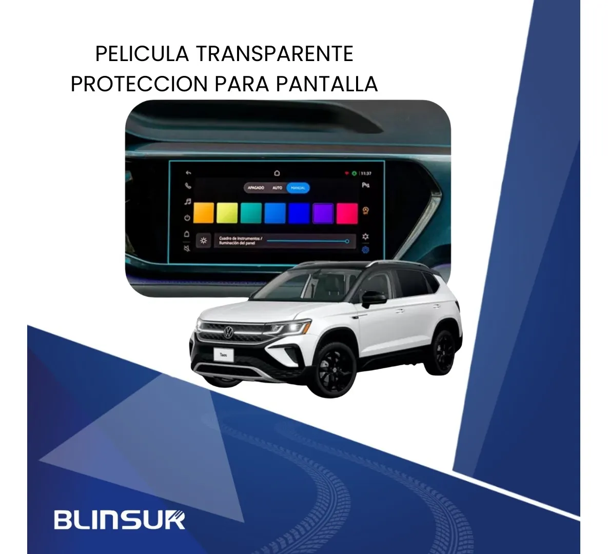 Protección Ppf De Pantalla Para Vw Taos 2024 - Image 4