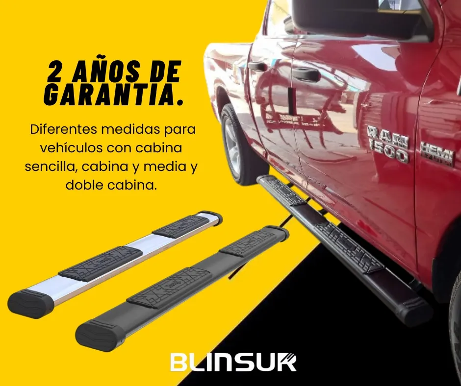Estribos Chevrolet Silverado 2014 - 2018 Cabina Y Media - Image 4