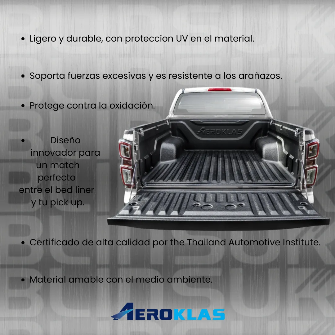 Bed Liner Sobre Riel Toyota Hilux 2016 - 2023 Doble Cabina - Image 4