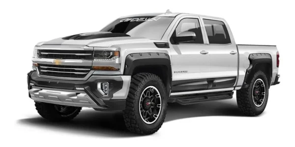 Bumper Delantero Con Led Airdesign Chevrolet Silverado 16-18