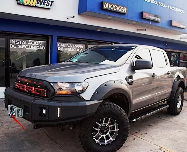 Defensa Delantera Chevrolet Colorado 16-19 Mastodon Hd + Led