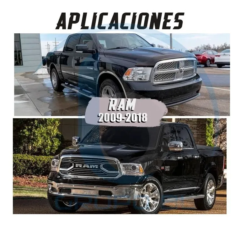 Centro De Burrera Bronx Dodge Ram 2009-2018 Negro - Image 4