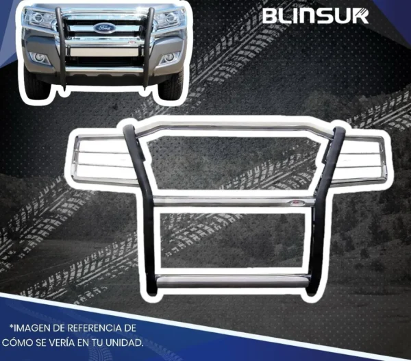 Burrera Defensa Cubrefaros Cromada Silverado 3500