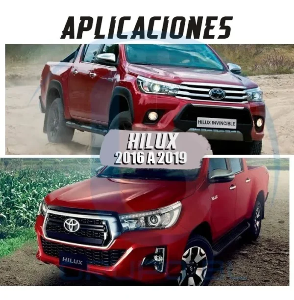 Centro De Burrera Toyota Hilux 2016-2019 De Calidad