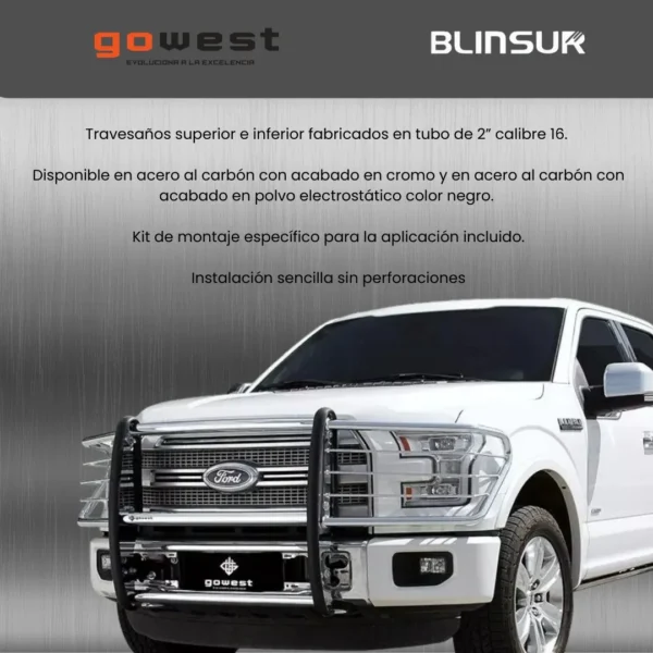 Burrera Euroguard Inoxidable Super Duty F-250 F-350 F-450