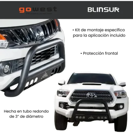 Burrera Protector Bar Negra Toyota Titan 2004 - 2016 - Image 4
