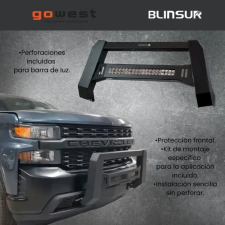 Kit Burrera Baja Bar Chevrolet Silverado 2007 - 2018 + Barra - Image 4