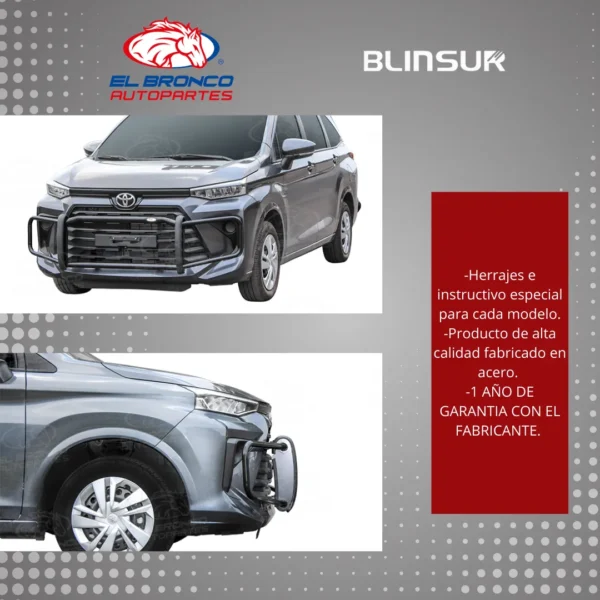 Burrera Bumper Delantero Para Toyota Avanza 2022 - 2023