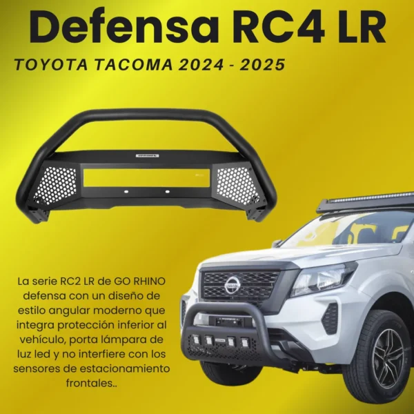 Defensa Rc4 Lr S/ Luz P/ Toyota Tacoma 2024 - 2025