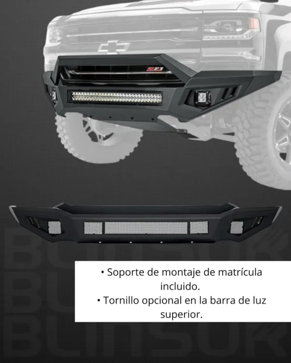 Defensa Delantera Frz Mastodon P/ Toyota Tacoma 2016 - 2023