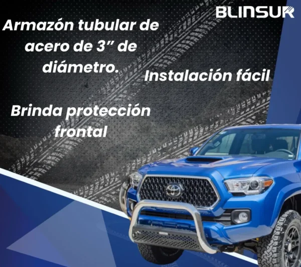 Tumbaburros Rc2 Inoxidable Tacoma 2016-2023