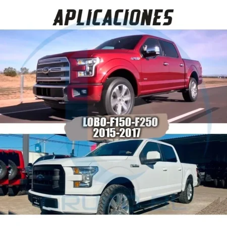 Burrera Super Bronco Ford Lobo F-150 2021 - 2023 Cromo - Image 4