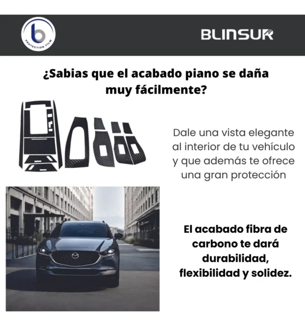 Protector 4 Puertas Panel Central Mazda Cx30 2018-2021