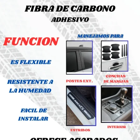 Kit Protector En Ppf Y Fibra De Carbono Mazda 2 2023 - Image 5