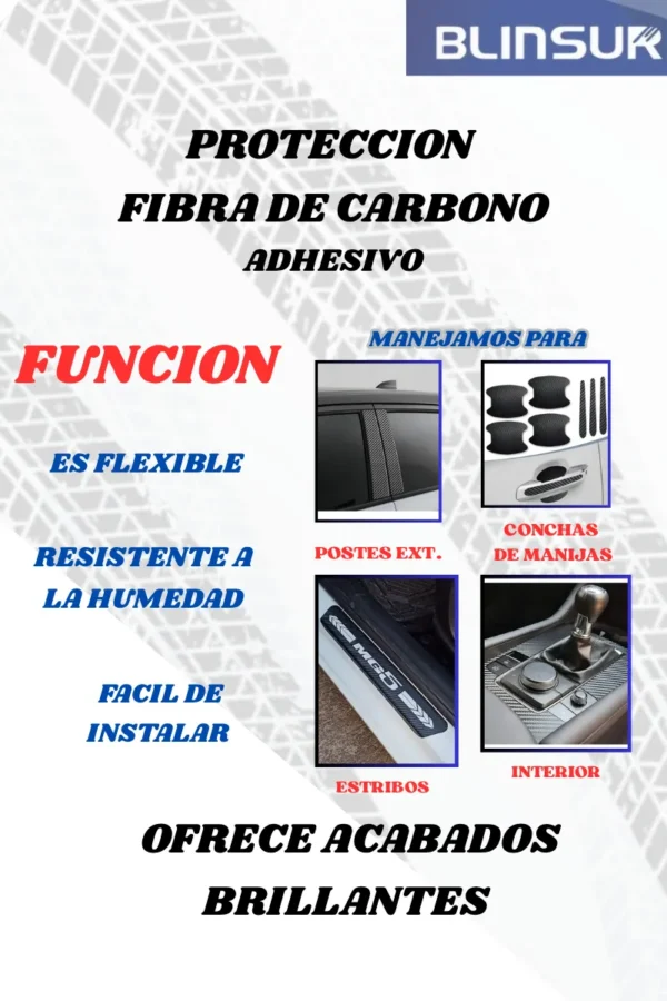 Kit Protector En Ppf Y Fibra De Carbono Mazda 2 2023