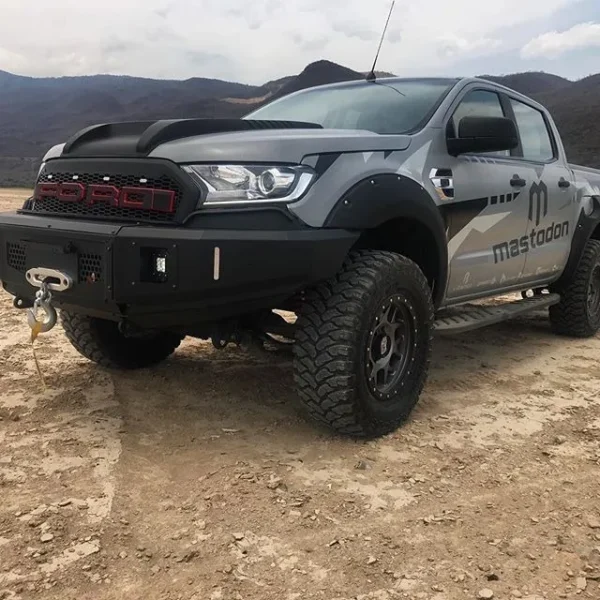 Defensa Delantera Chevrolet Colorado 16-19 Mastodon Hd + Led