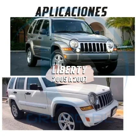 Burrera Cubrefaros Trainer Jeep Liberty 2005-2007 De Calidad - Image 5