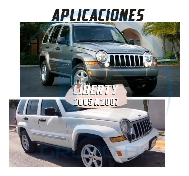 Burrera Cubrefaros Trainer Jeep Liberty 2005-2007 De Calidad - Image 5