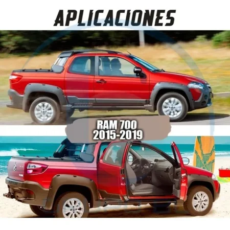 Burrera Super Bronco Dodge Ram 700 2015-2019 Negro - Image 5