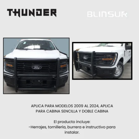 Burrera Euroguard Ford F-150 Lobo 2009 - 2024 Thunder - Image 5