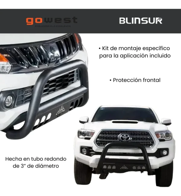 Burrera Protector Bar Negra Jeep Grand Cherokee 2005 - 2010