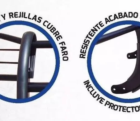 Burrera Cubrefaros Trainer Toyota Hilux 2006-2011 Negro - Image 5