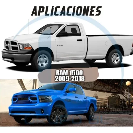 Burrera Super Bronco Dodge Ram 1500 5 Birlos 2009-2018 Negro - Image 6