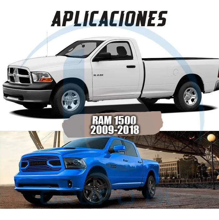 Burrera Super Bronco Dodge Ram 1500 5 Birlos 2009-2018 Negro - Image 6
