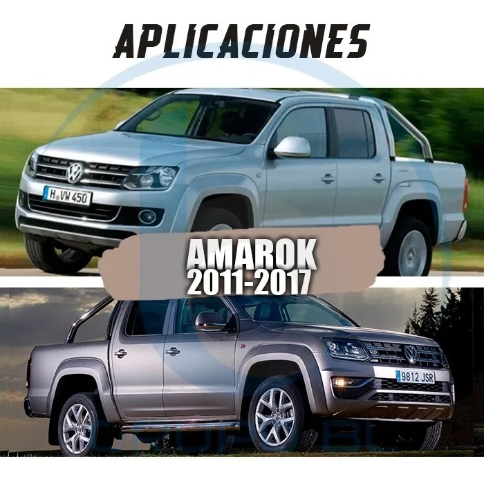 Burrera Super Bronco Volkswagen Amarok 2011-2017 Negro - Image 6