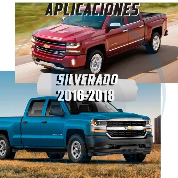 Burrera Cubrefaros Trainer Chevrolet Silverado 2016-2018